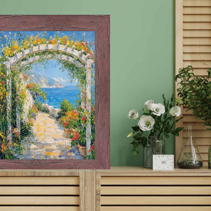 32x48 Frame Drift Wood Barnwood Hibiscus Rustic Picture Frame Wall