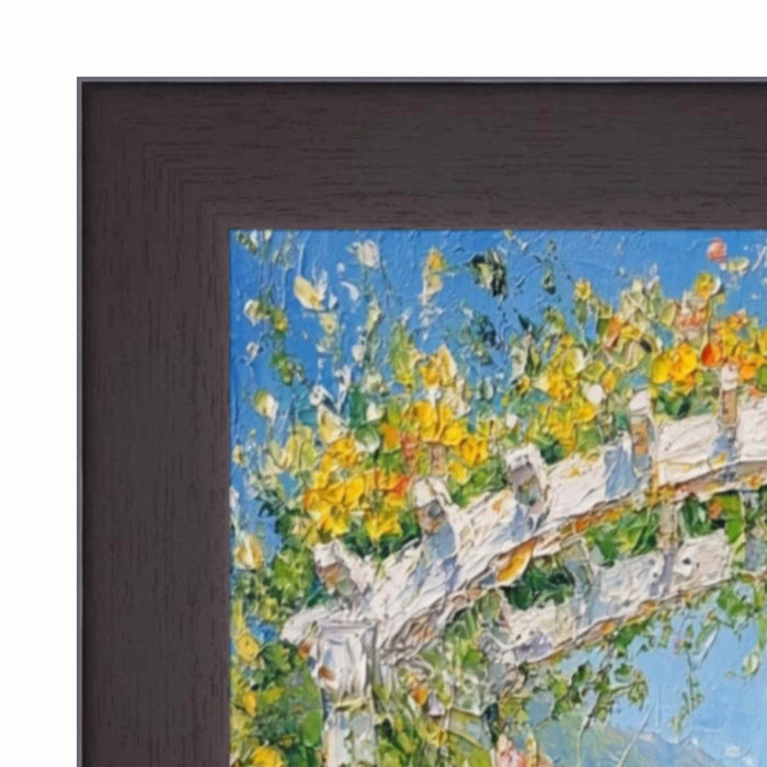 32x48 Frame Flat Coffee Bean Wood Grain Picture Frame