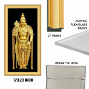 Kartikeya Murugan Photo Frame Wall Decor - Hindu God of War