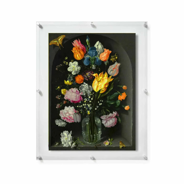 Floating 8.5x11 Acrylic Wall Frame - Frameless Photo Frame Display Mount
