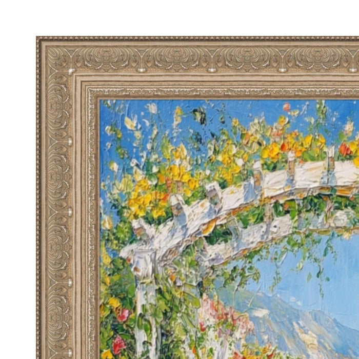 32x48 Frame French Silver Leaf Ornate Picture Frame