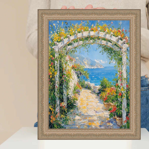 32x48 Frame French Silver Leaf Ornate Picture Frame