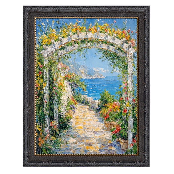 32x48 Frame Funky Gothic Black With Gold Picture Frame