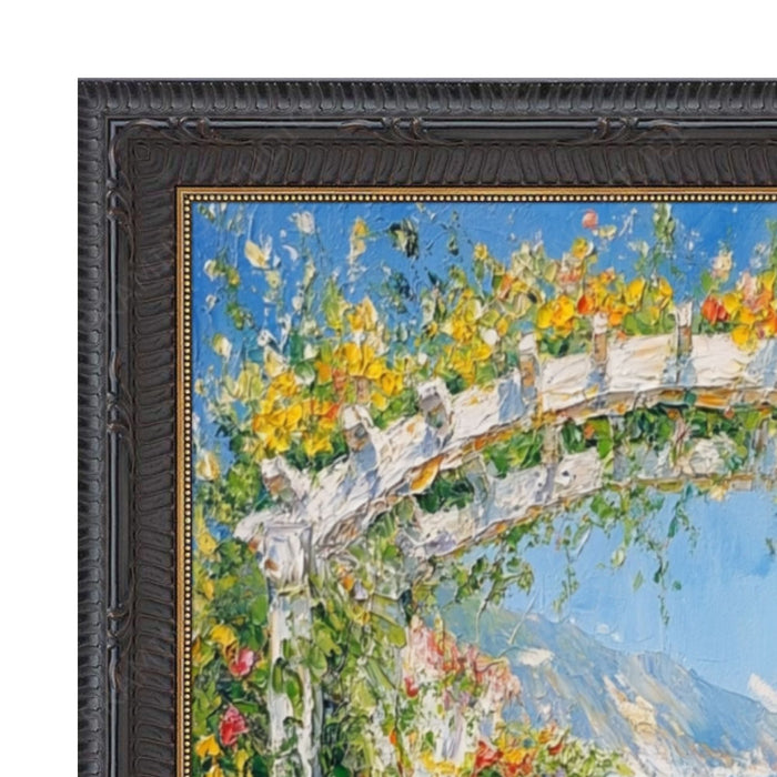 32x48 Frame Funky Gothic Black With Gold Picture Frame