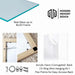 11x11 Frame Gallery Matte White Flat Picture Frame- Wide White Frame