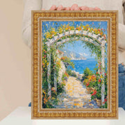 30x40 Frame Gladiator Gold Ribbed Picture Frame