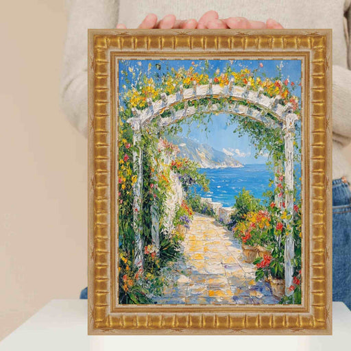 32x48 Frame Gladiator Gold Ribbed Picture Frame