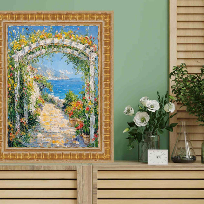 32x48 Frame Gladiator Gold Ribbed Picture Frame