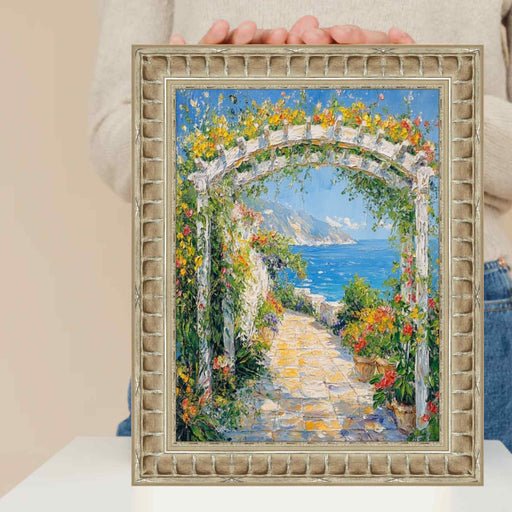 32x48 Frame Gladiator Silver Ribbed Picture Frame