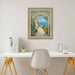 Gladiator Silver Ribbed Picture Frame Office Décor
