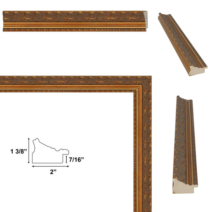 22x28 Frame Gold Baroque Ornate Picture Frame