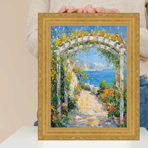 20x20 Frame Gold Leaf Scoop Victorian Picture Frame