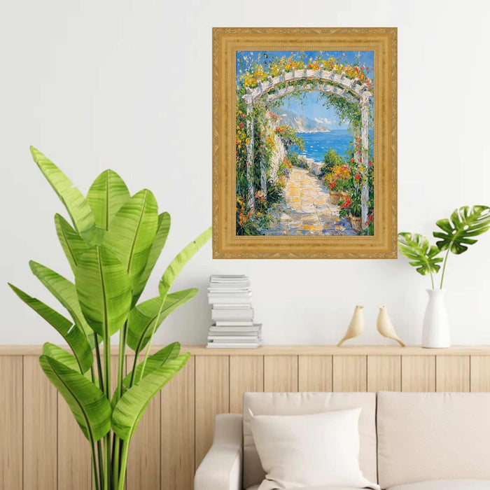 20x20 Frame Gold Leaf Scoop Victorian Picture Frame