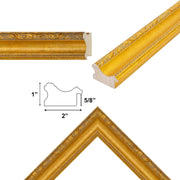 30x36 Frame Gold Leaf Scoop Victorian Picture Frame