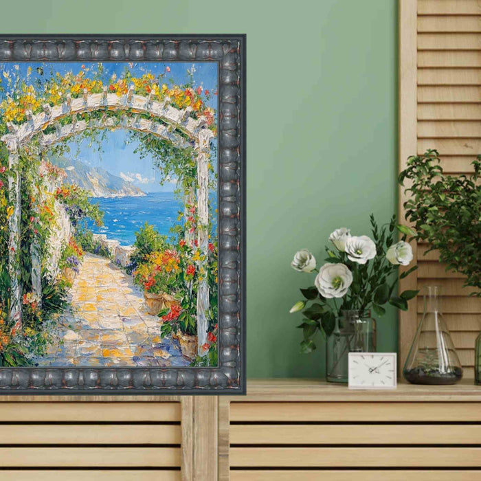 32x48 Frame Gotham Gothic Black Ornate Picture Frame