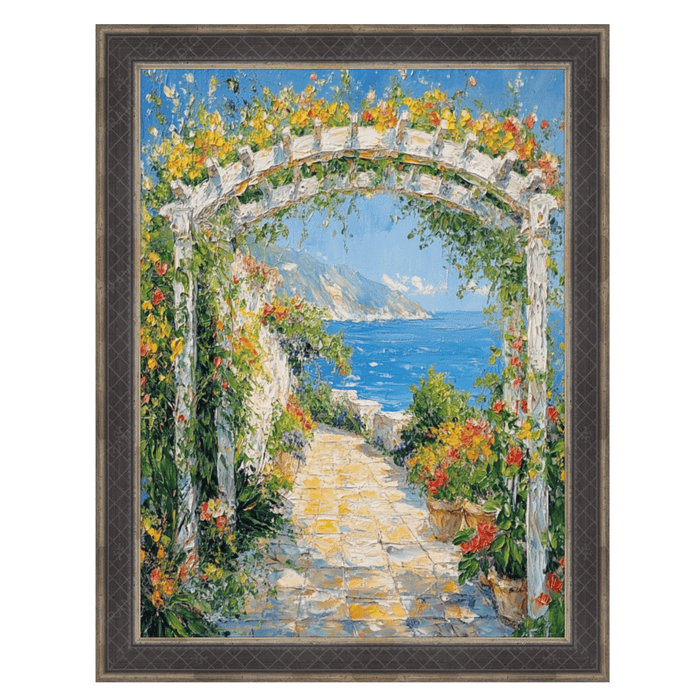 32x48 Frame Gothic Antique Silver Espresso Picture Frame Vintage