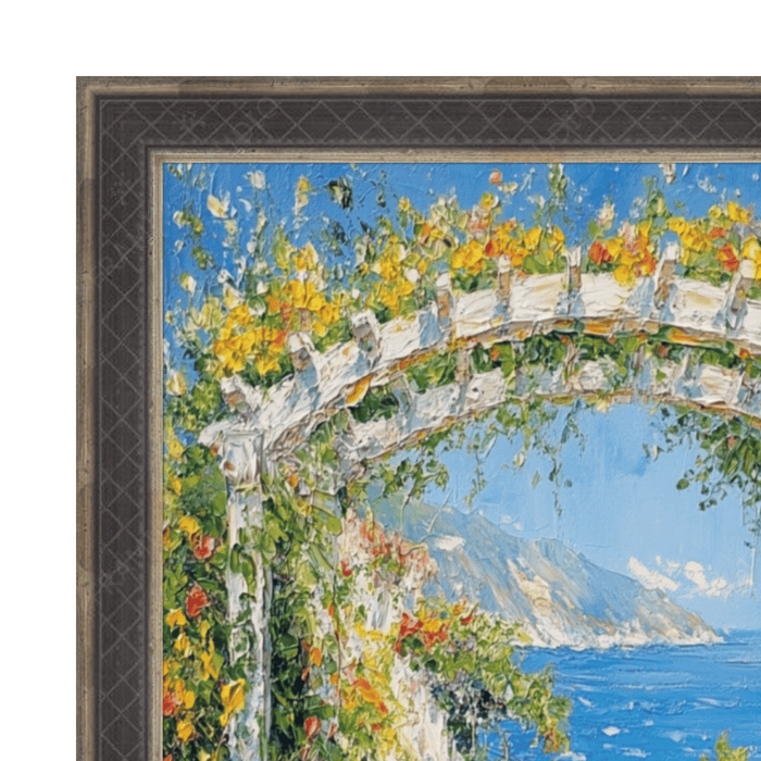 32x48 Frame Gothic Antique Silver Espresso Picture Frame Vintage