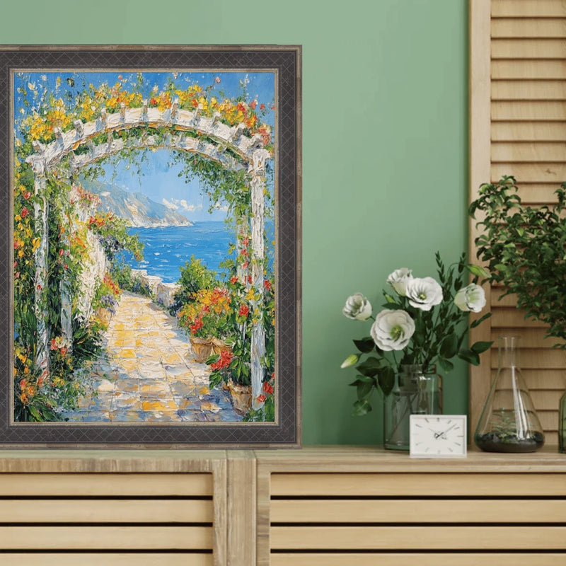 24x30 Frame Gothic Antique Silver Espresso Picture Frame Vintage