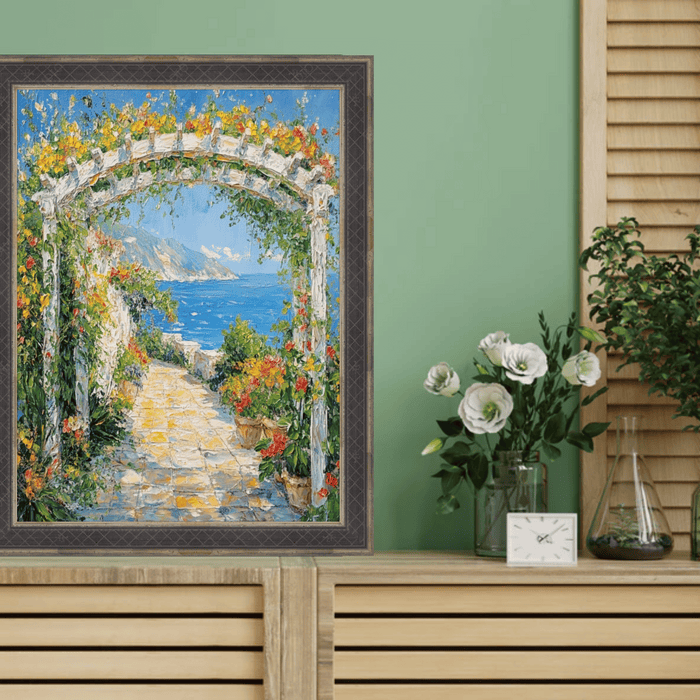32x48 Frame Gothic Antique Silver Espresso Picture Frame Vintage