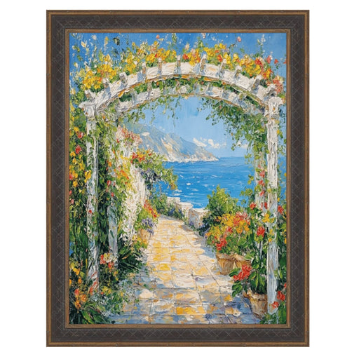 8.5x11 Frame Gothic Vintage Antique Gold Espresso Picture Frame