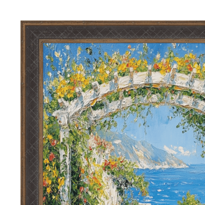 32x48 Frame Gothic Vintage Antique Gold Espresso Picture Frame