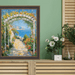 32x48 Frame Gothic Vintage Antique Gold Espresso Picture Frame