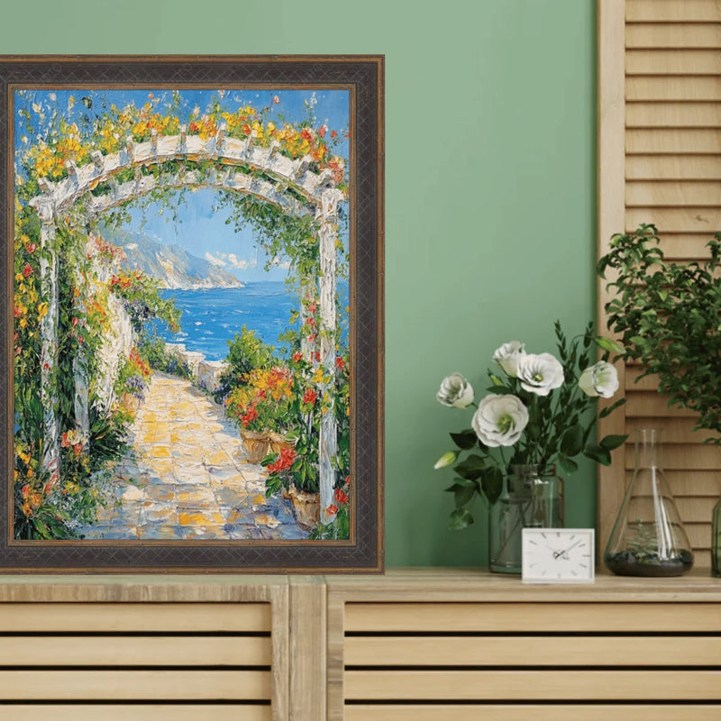 22x28 Frame Gothic Vintage Antique Gold Espresso Picture Frame