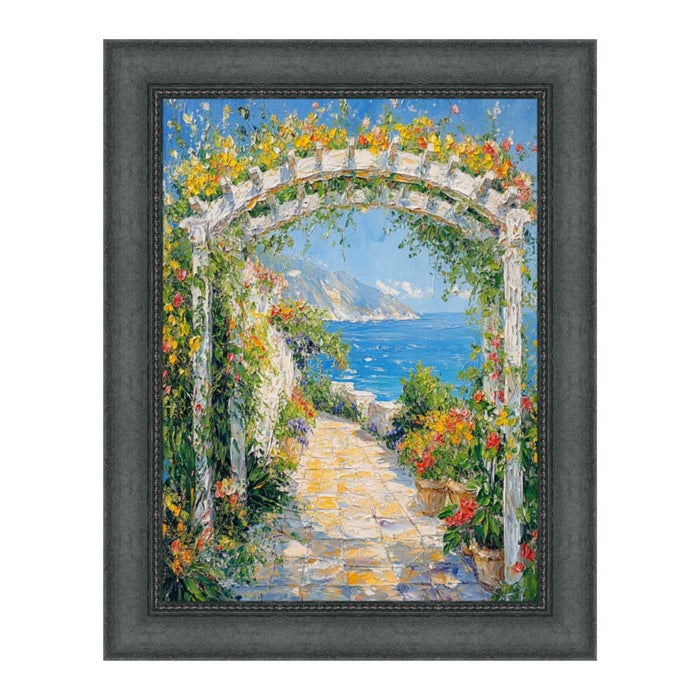 32x48 Frame Gothic Wooden Black Scoop Bead Picture Frame