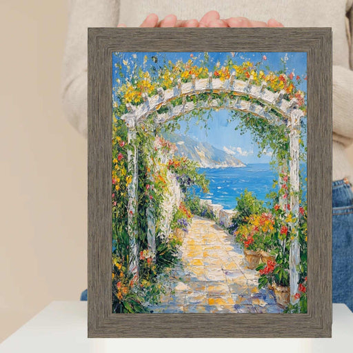 12x15 Frame Gray Weathered Wood Picture Frame - Farmhouse Chabi Chic