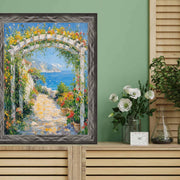 20x24 Frame Gunmetal Slope Glossy Black Picture Frame