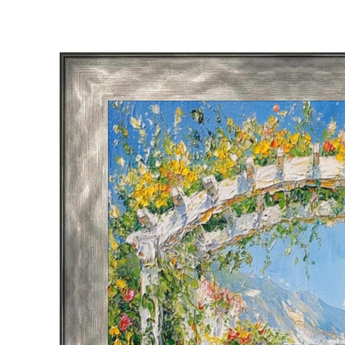 32x48 Frame Gunmetal Slope Silver Pewter Picture Frame