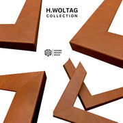 Large Brown Leather Picture Frames - 16x20 18x24 24x36 30x40
