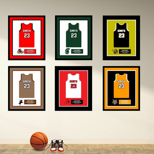 Girls Basketball High School Senior Night Basketball Gift – 20x24 Inch Picture Frame Jersey