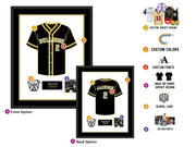 High School Senior Night Girls Softball Baseball Gift Picture frame Jersey 20x24  shopmodernmemory.com 