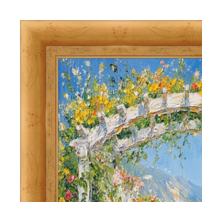 32x48 Frame Deep Italian Florentine Gold Leaf Shadow Box Picture Frame
