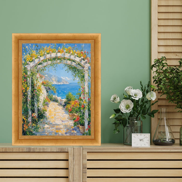 32x48 Frame Deep Italian Florentine Gold Leaf Shadow Box Picture Frame