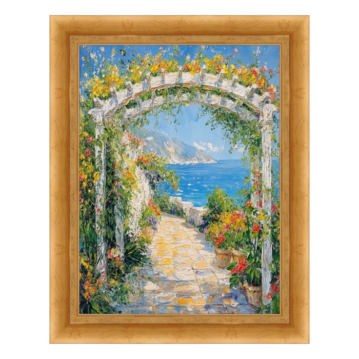 32x48 Frame Deep Italian Florentine Gold Leaf Shadow Box Picture Frame