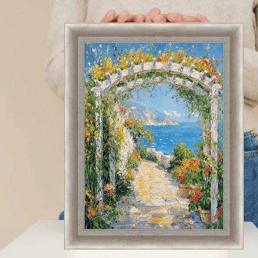 32x48 Frame Deep Italian Florentine Silver Leaf Shadow Box Picture Frame
