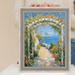 32x48 Frame Deep Italian Florentine Silver Leaf Shadow Box Picture Frame