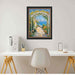 32x48 Frame Modern Black Scoop With Gold Bead Picture Frame