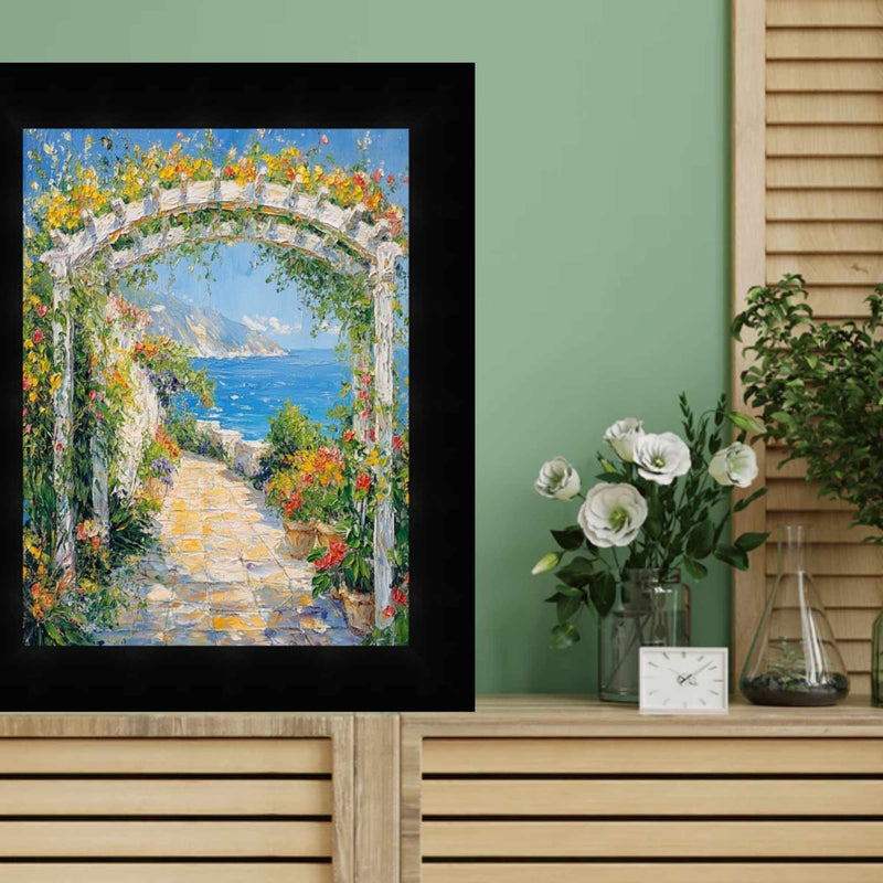 27x27 Frame Modern Gallery Wall Gloss Black Picture Frame - Frame