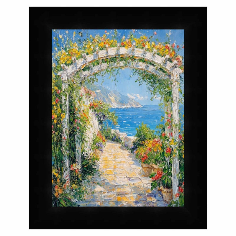 30x40 Frame Modern Gallery Wall Gloss Black Picture Frame - Frame