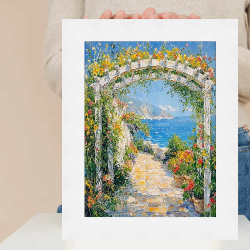 20x40 Frame Modern Gallery Gloss White Picture Frame-