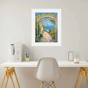 20x40 Frame Modern Gallery Gloss White Picture Frame-