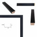 12x16 Frame Modern Gallery Wall Matte Black Flat Picture Frame