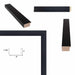 32x48 Frame Modern Gallery Wall Matte Black Flat Picture Frame