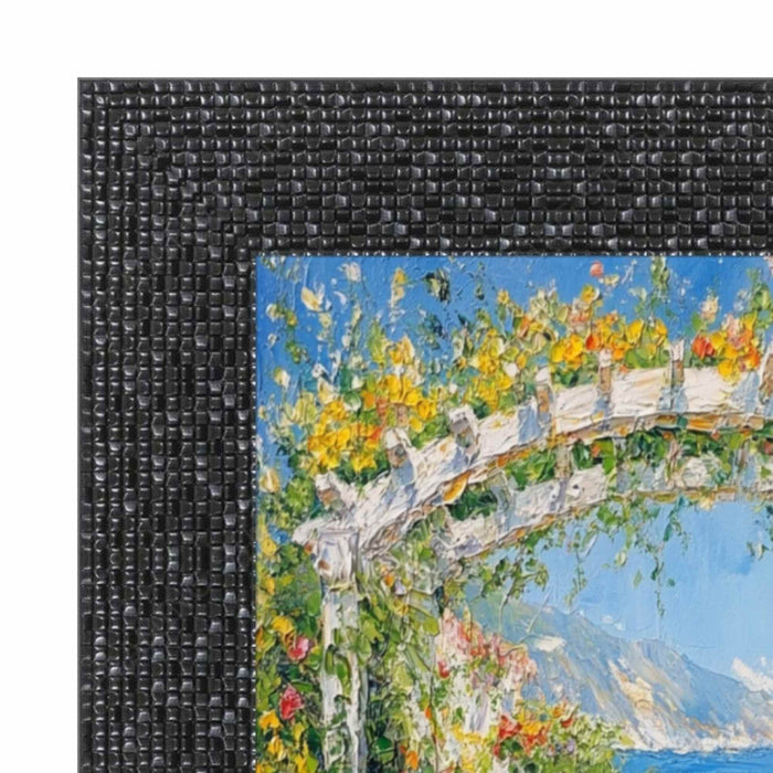 32x48 Frame Modern Retro Glossy Black Glitter Picture Frame