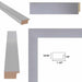 40x60 Frame Modern Stainless Steel Flat Picture Frame