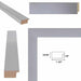 40x50 Frame Modern Stainless Steel Flat Picture Frame