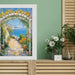 32x48 Frame Modern White Wash Wood Grain Picture Frame